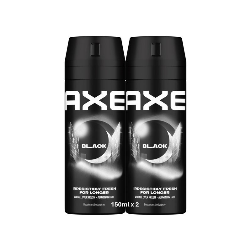AXE DEO BLK MCQUEEN TP@33%OFF2X150ML - Image 1